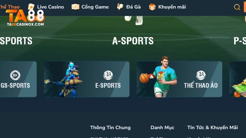 Điểm qua 3 ưu điểm hàng đầu thu hút hội viên của sảnh thể thao TA88