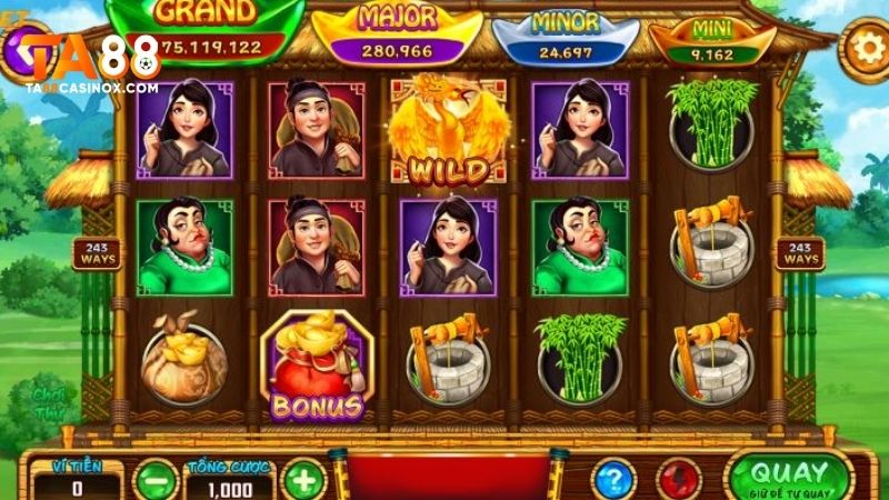 Tham gia slot game Ăn Khế Trả Vàng cực đơn giản với thưởng khủng